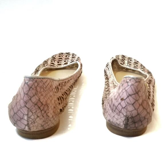 Calvin Klein | Shyann Pink Laser Cut Flats Work Casual Office Ballet - Picture 8 of 8